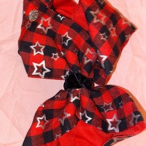 Plaid, Star Print JoJo Bow